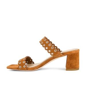 Paige Viera Honey Suede Open Leather Sandals